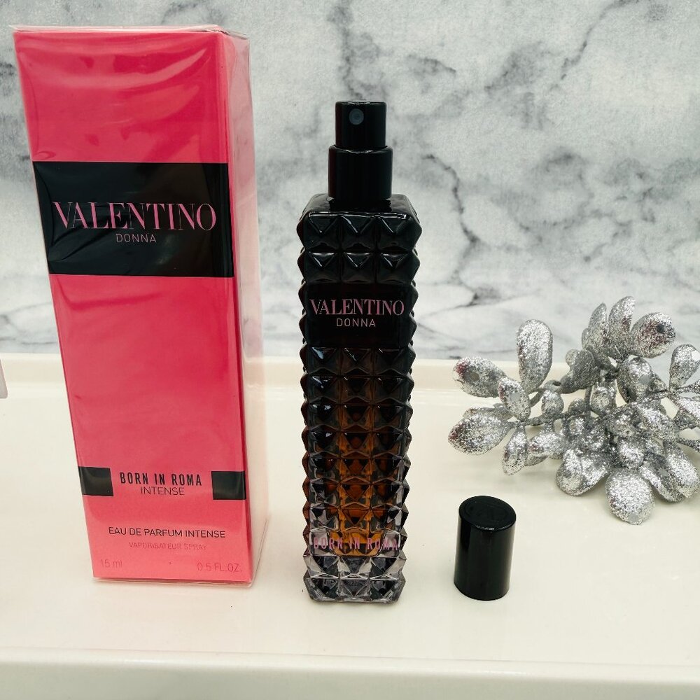 VALENTINO Donna Born in Roma Intense EDP Floral Ambery-Travel15 ml,0.5oz-BOX-NEW - Picture 2 of 13